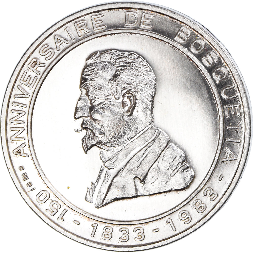 Belgium, Medal, Dufrane Joseph, 150 Ans de Bosquétia, Frameries, Arts &