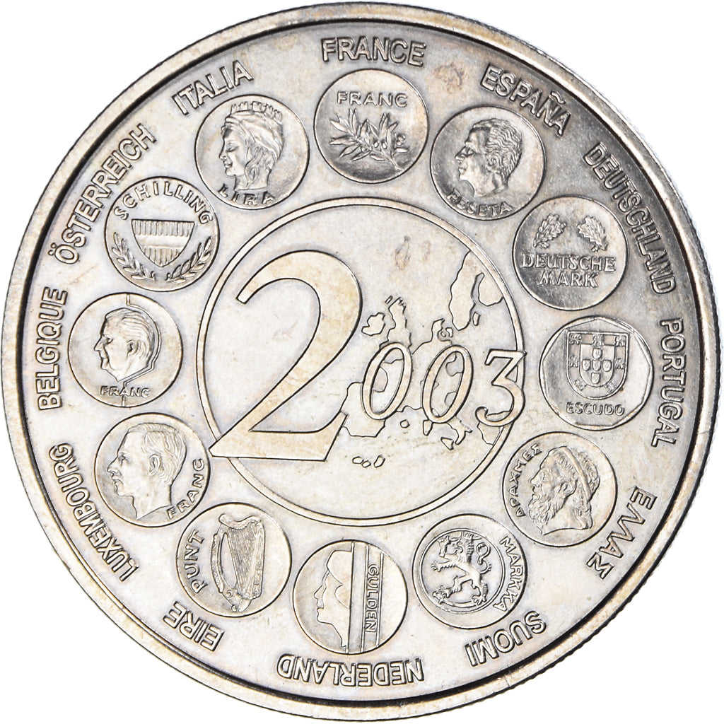 França, medalha, L'Europe des 15, essai, Politics, 2003, AU(55-58)