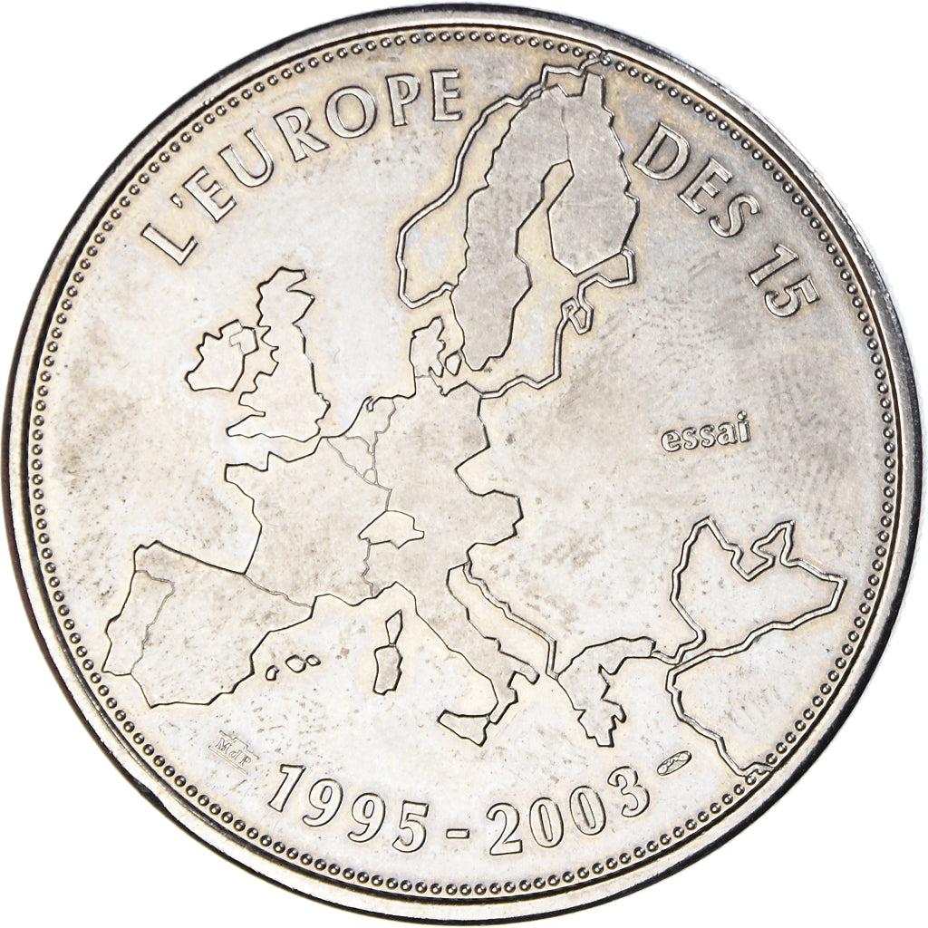 França, medalha, L'Europe des 15, essai, Politics, 2003, AU(55-58)