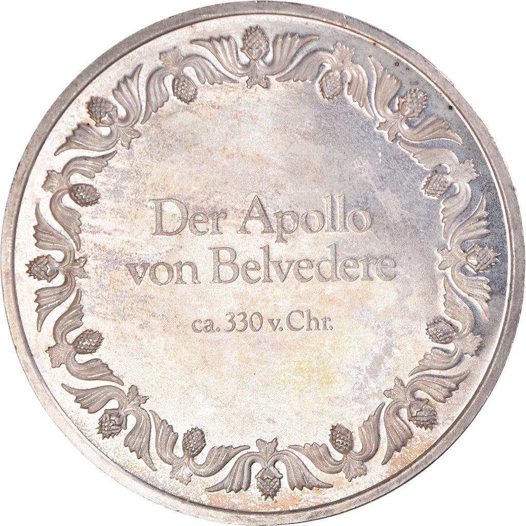France, Médaille, Peinture, L'Apollon du Belvédère, Grèce, Arts & Culture