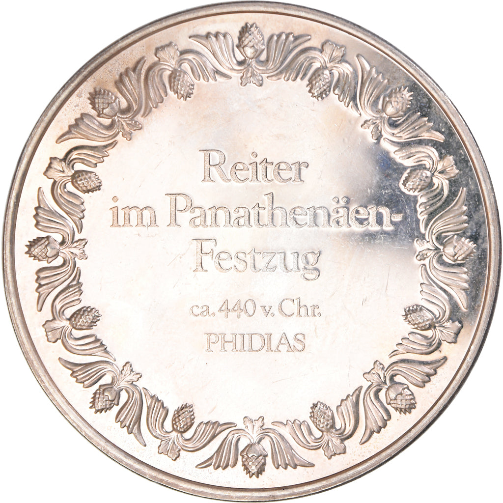 France, Medal, Reiter im Panathenäen-Festzug, Phidias, Arts & Culture
