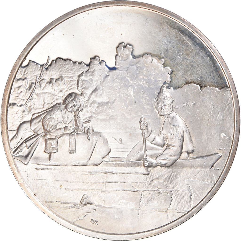 France, Médaille, Pelletiers sur le Missouri, George Caleb Bingham, Arts &