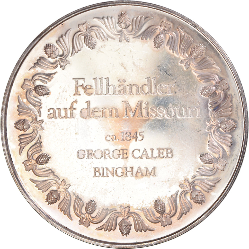 France, Médaille, Pelletiers sur le Missouri, George Caleb Bingham, Arts &