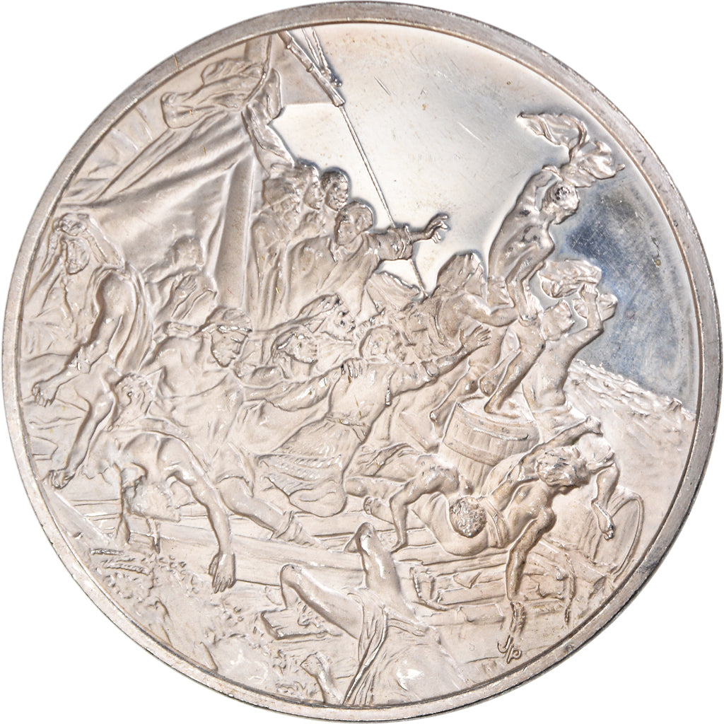 Francja, medal, Peinture, Le Radeau de la Méduse, Théodore Géricault, Sztuka