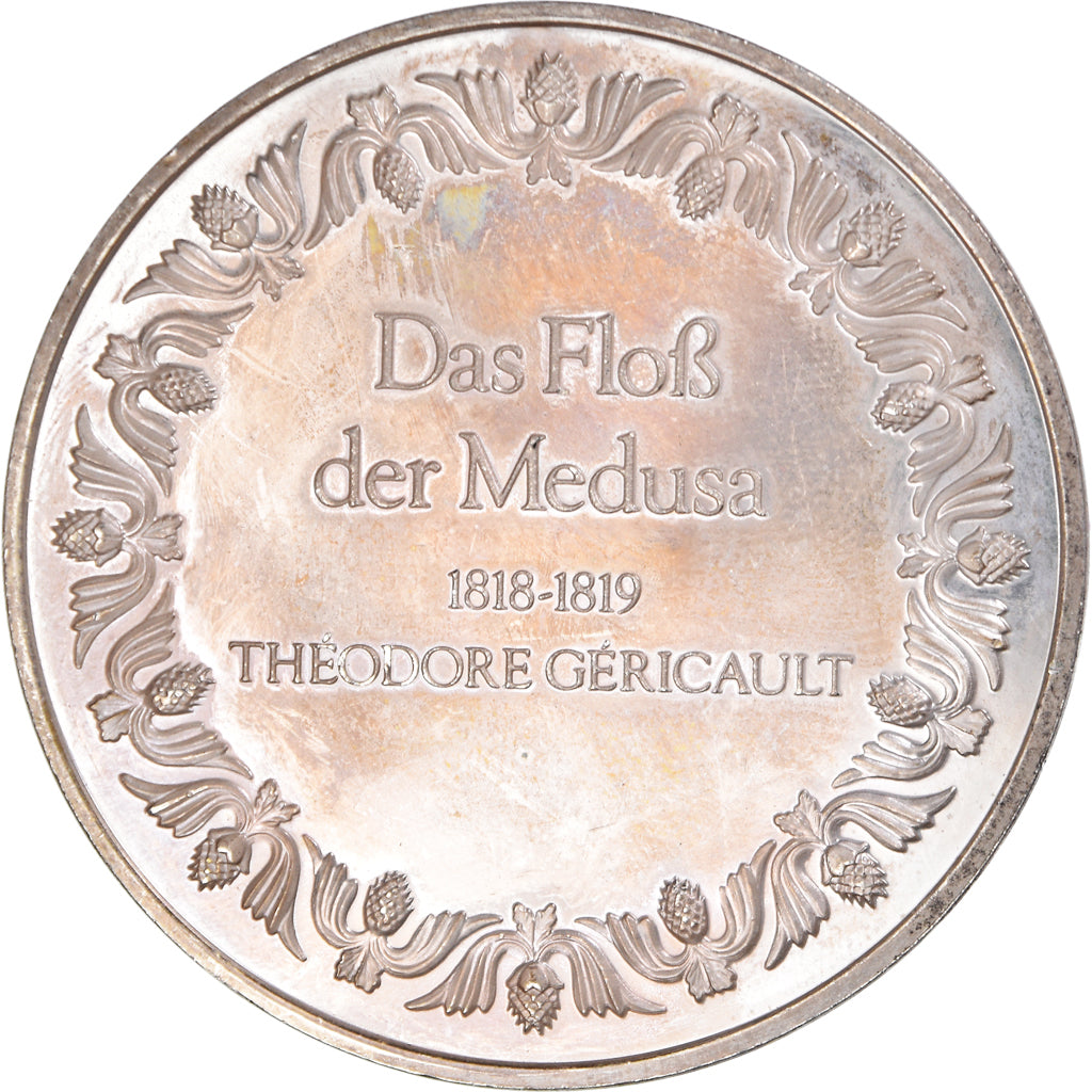 Francja, medal, Peinture, Le Radeau de la Méduse, Théodore Géricault, Sztuka