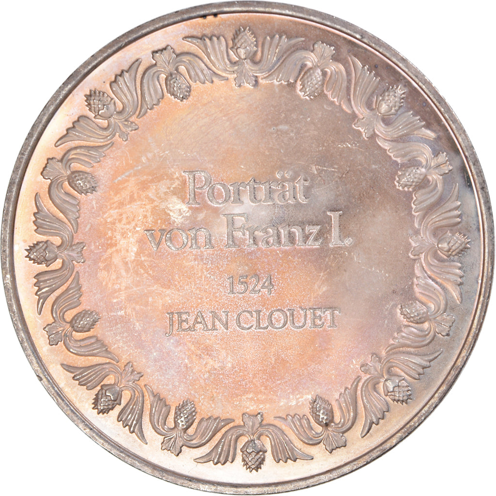 France, Médaille, Portrait de François Ier, Jean Clouet, Arts & Culture, SUP