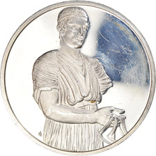 France, Médaille, Peinture, L'Aurige de Delphes, Grec, Arts & Culture, SUP