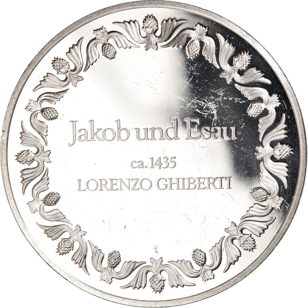 Francia, medalla, L'Histoire de Jacob et d'Esaü, Lorenzo Ghiberti, Arts &