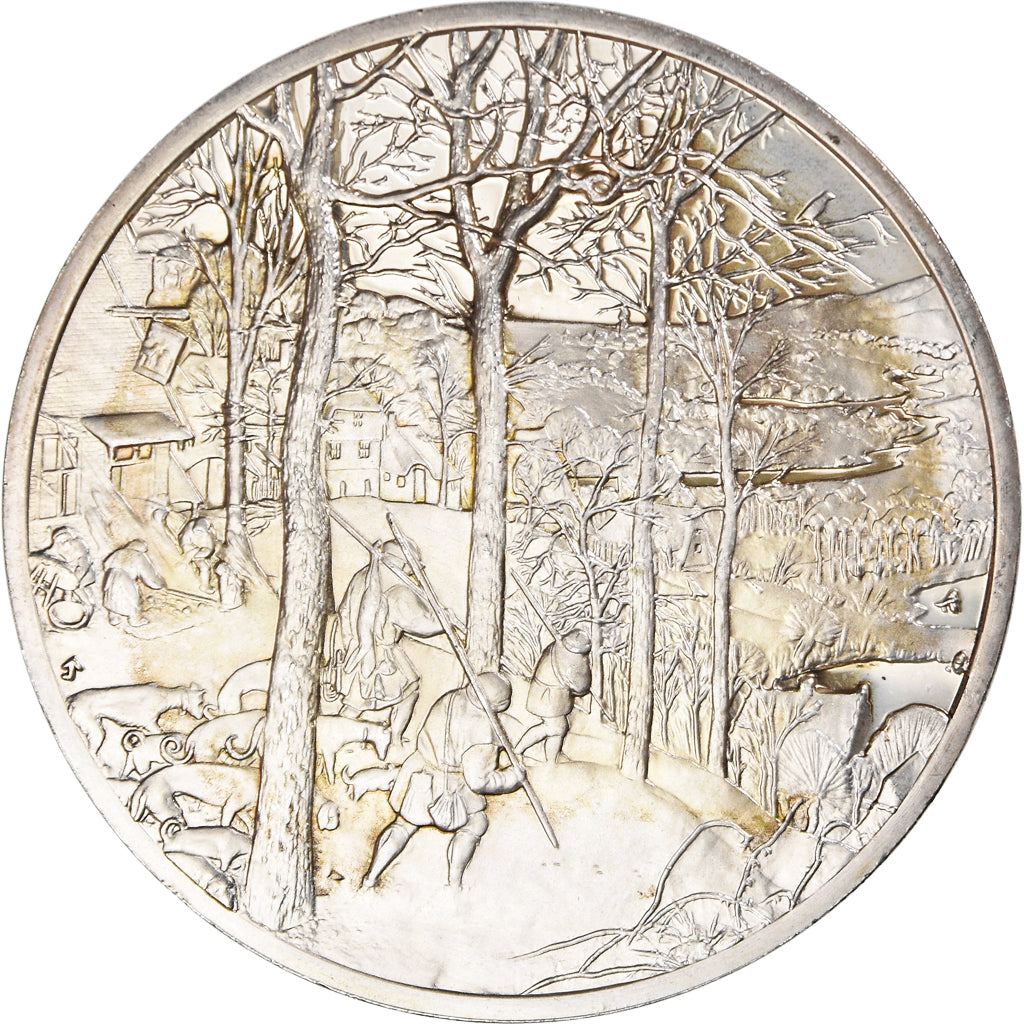 Frankreich, Medaille, Le Retour de la Chasse, Pieter Bruegel L'Ancien, Arts &