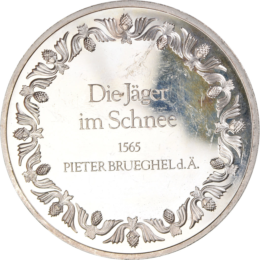 Frankreich, Medaille, Le Retour de la Chasse, Pieter Bruegel L'Ancien, Arts &