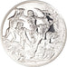 Francja, medal, Bataille de nus, Pollaiolo, Sztuka i Kultura, AU(55-58), Srebro