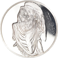 França, medalha, Nikè ajustant sa sandale - Grece, Artes e Cultura, AU(55-58)
