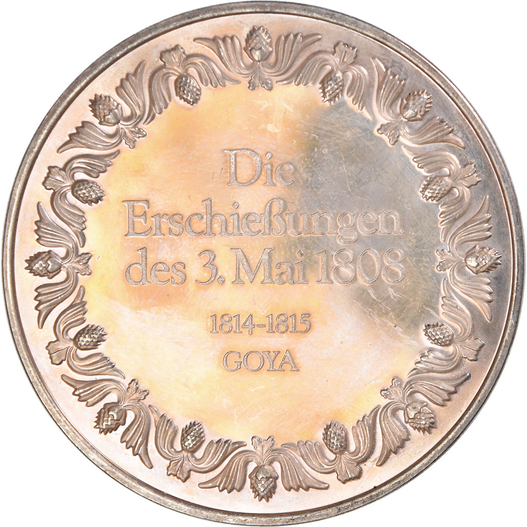 Francia, medalla, Le 3 Mai 1808, Francisco de Goya y Lucientes, Arts & Culture