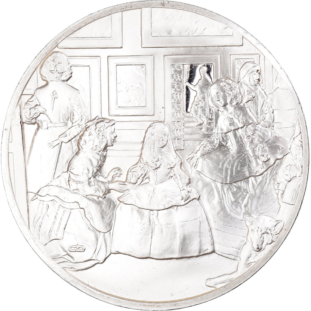 France, Medal, Les Ménines, Diego Velazquez, Arts & Culture, AU(55-58), Silver