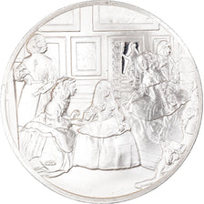 France, Medal, Les Ménines, Diego Velazquez, Arts & Culture, AU(55-58), Silver