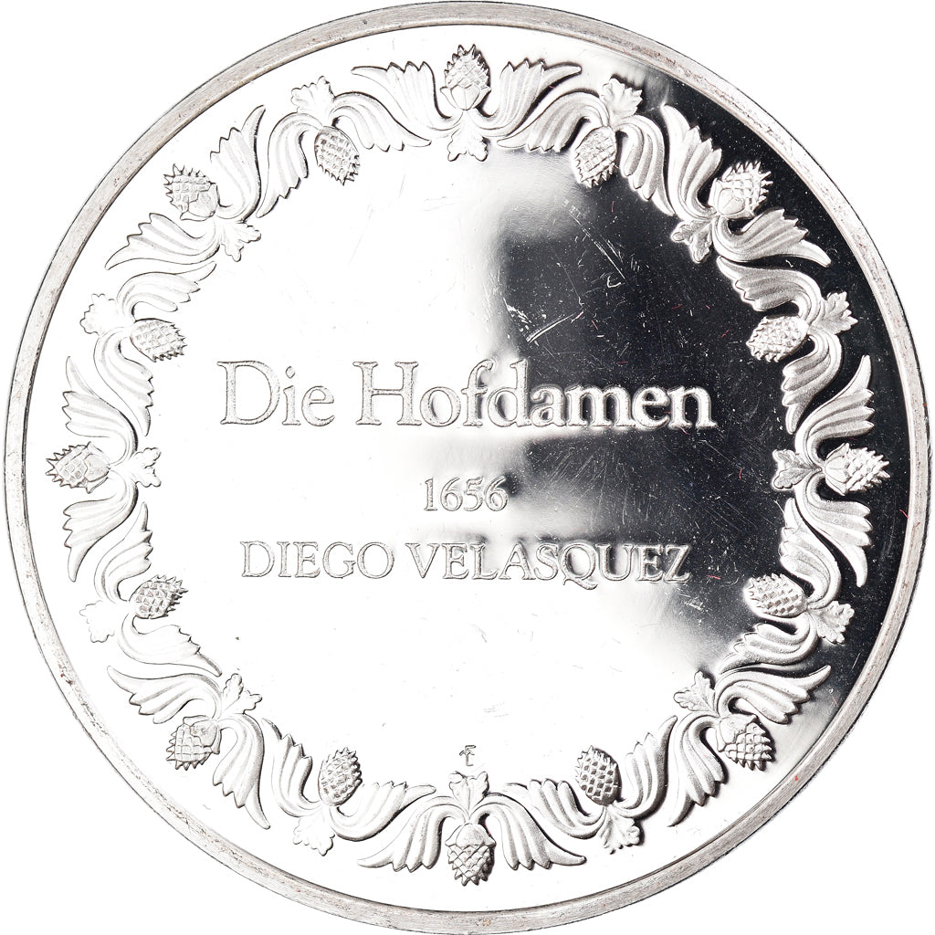 France, Medal, Les Ménines, Diego Velazquez, Arts & Culture, AU(55-58), Silver