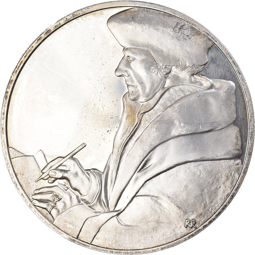 Francia, medaglia, Erasmus von Rotterdam, Arts & Culture, SPL-, Argento