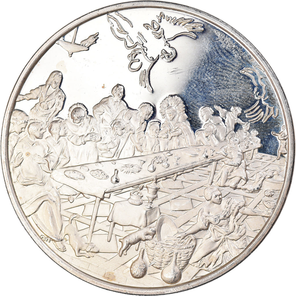 France, Médaille, Peinture, La Cène, Le Tintoret, Arts & Culture, SUP, Argent