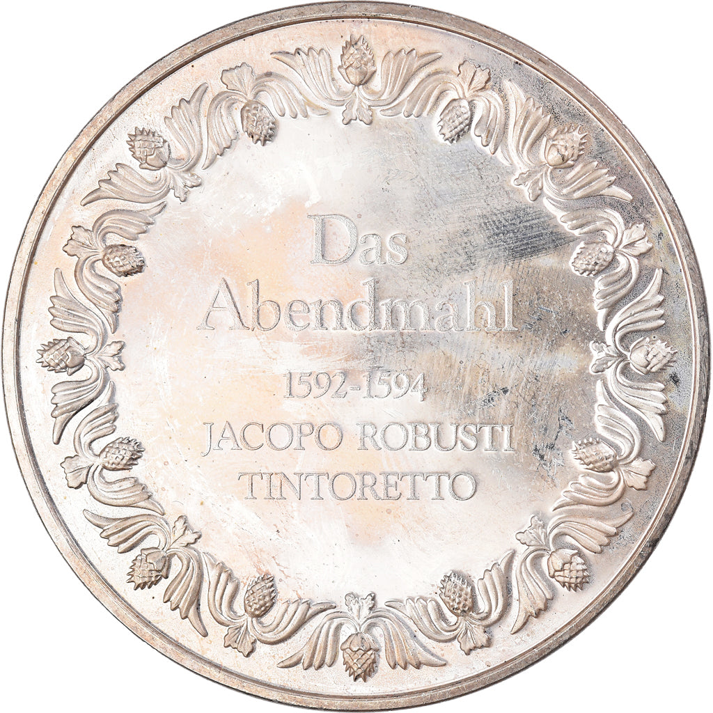 France, Médaille, Peinture, La Cène, Le Tintoret, Arts & Culture, SUP, Argent