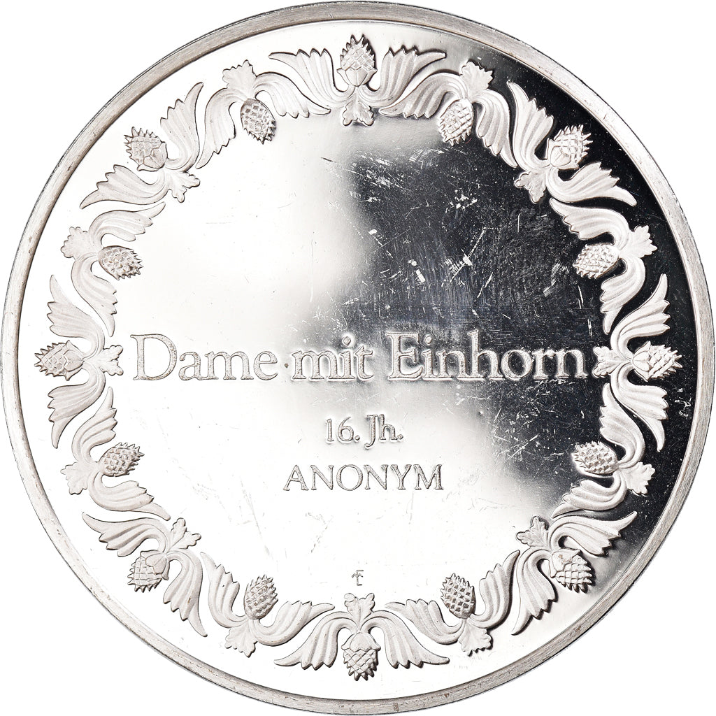Francia, medaglia, La Dame à la Licorne, Anonyme, Arts & Culture, SPL-, Argento