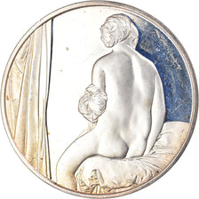 France, Médaille, Peinture, La Baigneuse, Jean-Auguste-Dominique Ingres, Arts &