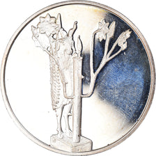 France, Médaille, Widder und Baum, Arts & Culture, SUP, Argent