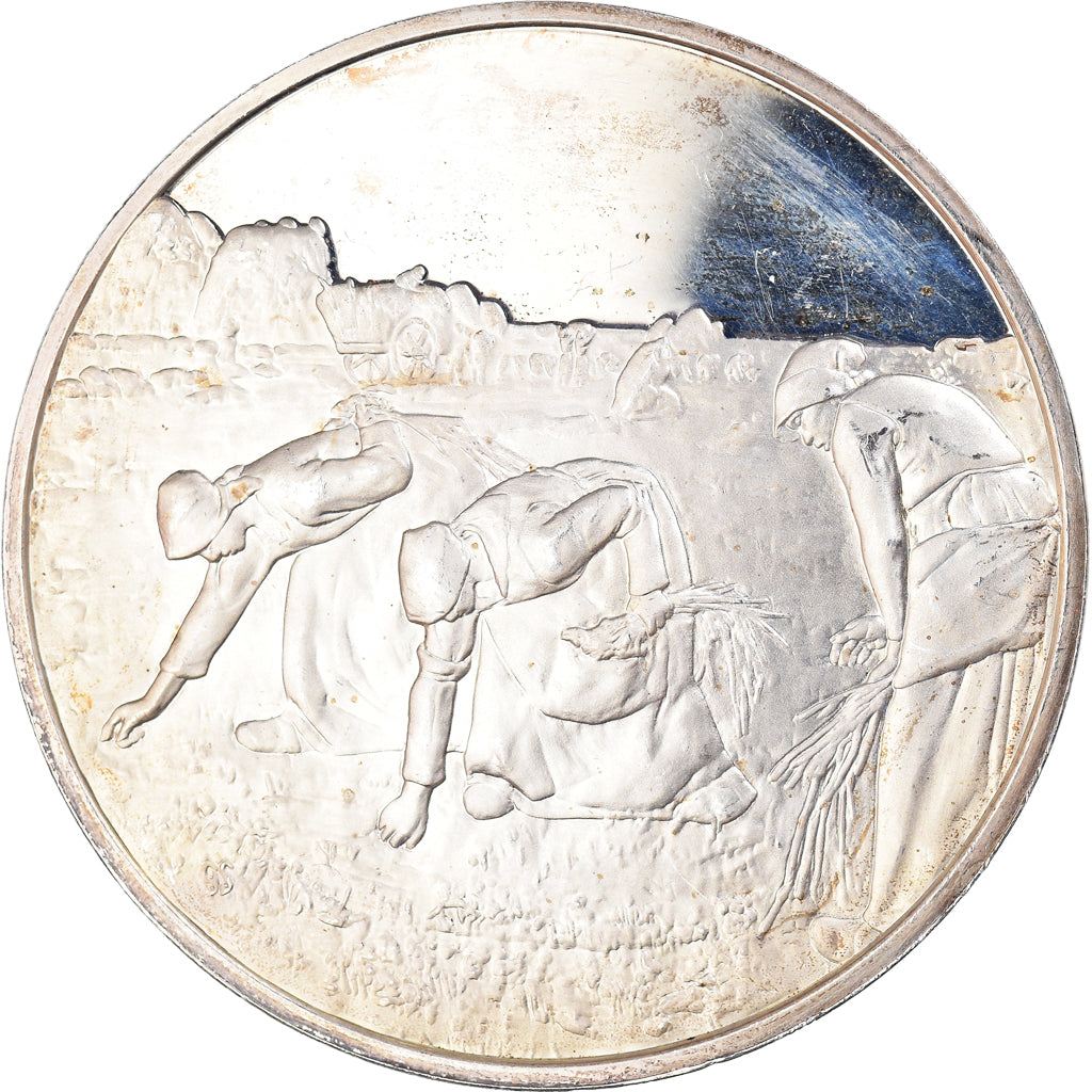 France, Médaille, Peinture, Les Glaneuses, Millet, Arts & Culture, SUP, Argent