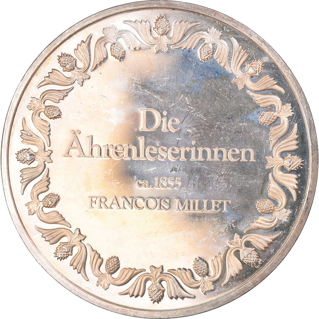France, Médaille, Peinture, Les Glaneuses, Millet, Arts & Culture, SUP, Argent