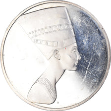 Francia, medaglia, Peinture, La Reine Nefertiti, Egyptien, Arts & Culture, SPL-