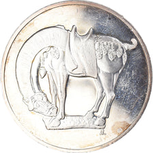 France, Médaille, Cheval Tang-Dynastie, Arts & Culture, SUP, Argent