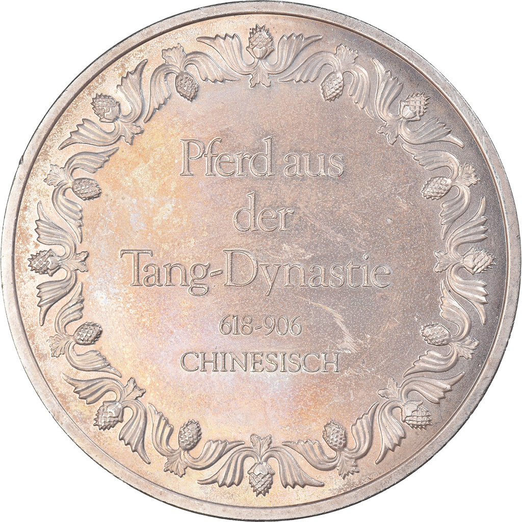France, Médaille, Cheval Tang-Dynastie, Arts & Culture, SUP, Argent