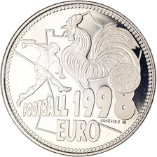 France, Medal, Football, Euro, Sport, 1998, Jimenez, MS(65-70), Copper-nickel
