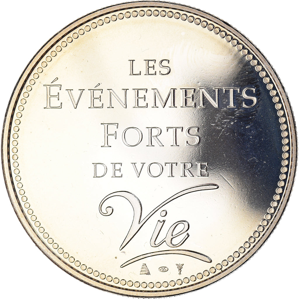 France, Medal, Passage à l'Euro, 2002, Society, 2002, MS(65-70), Copper-nickel