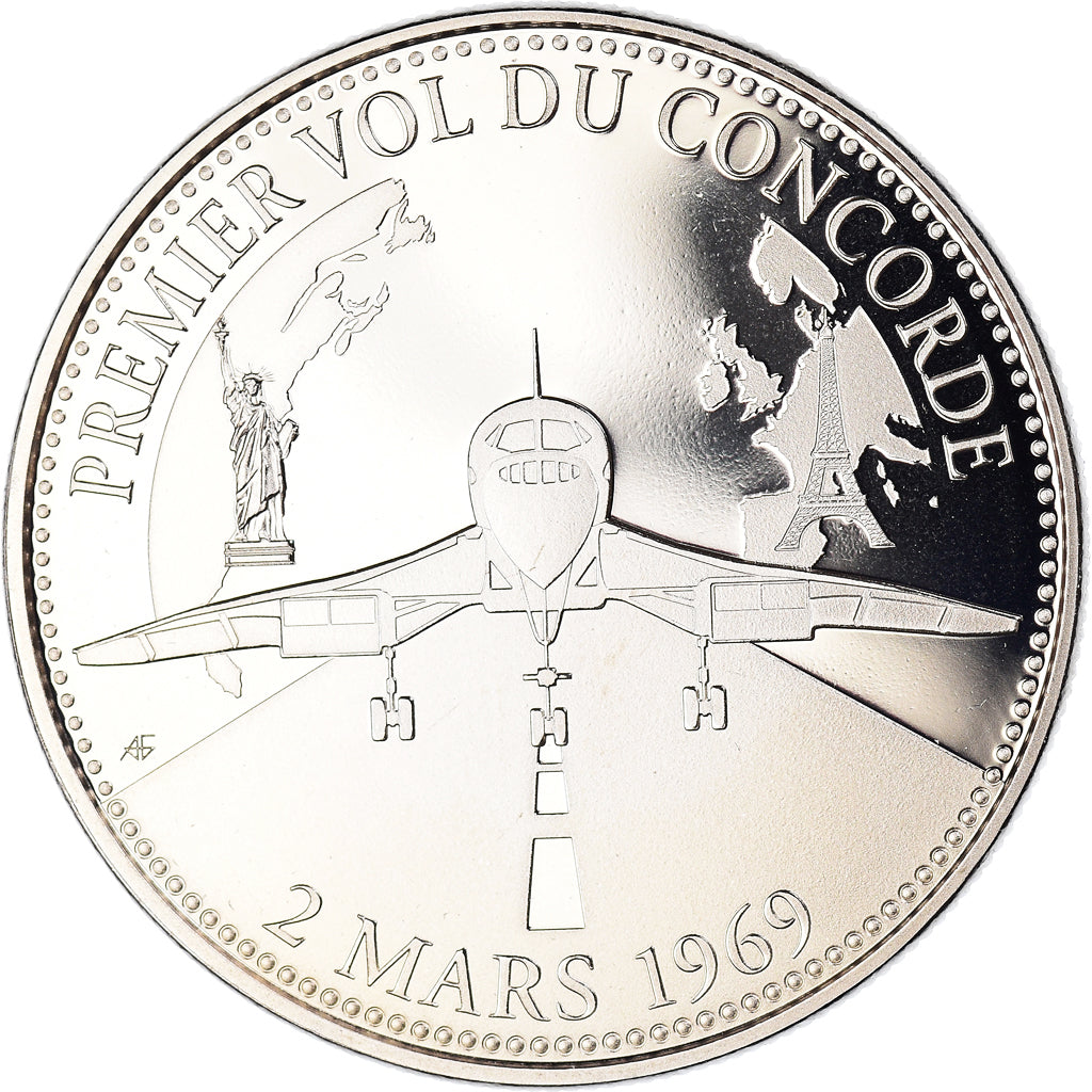 Francja, medal, Les événements forts de votre vie, Premier vol du Concorde
