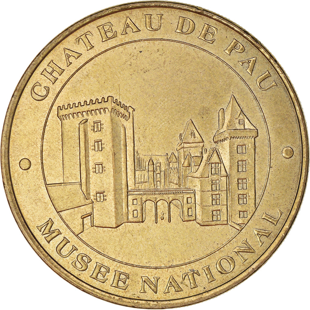 France, Token, Touristic token, Pau - le château - Musée National, 2000