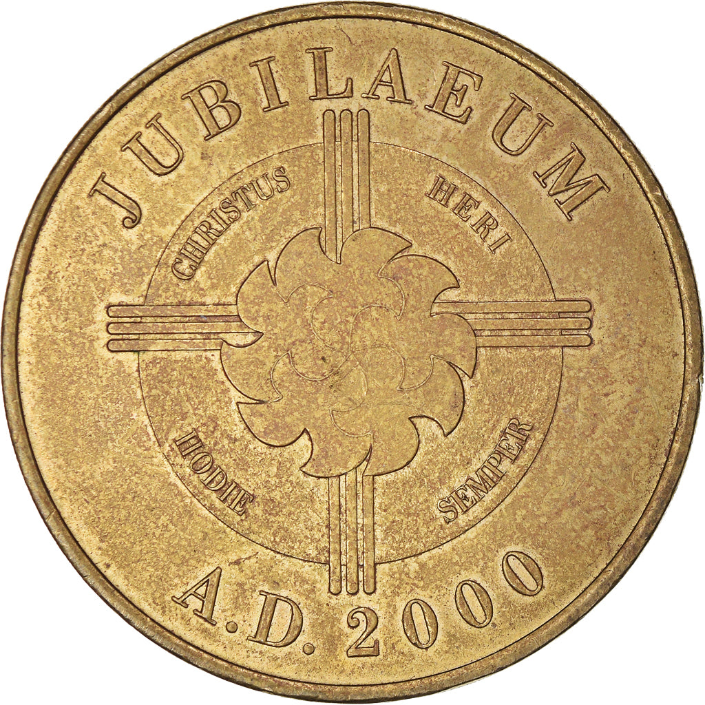 France, Token, Touristic token, Notre Dame de Lourdes, Jubilaeum, 2000, Monnaie