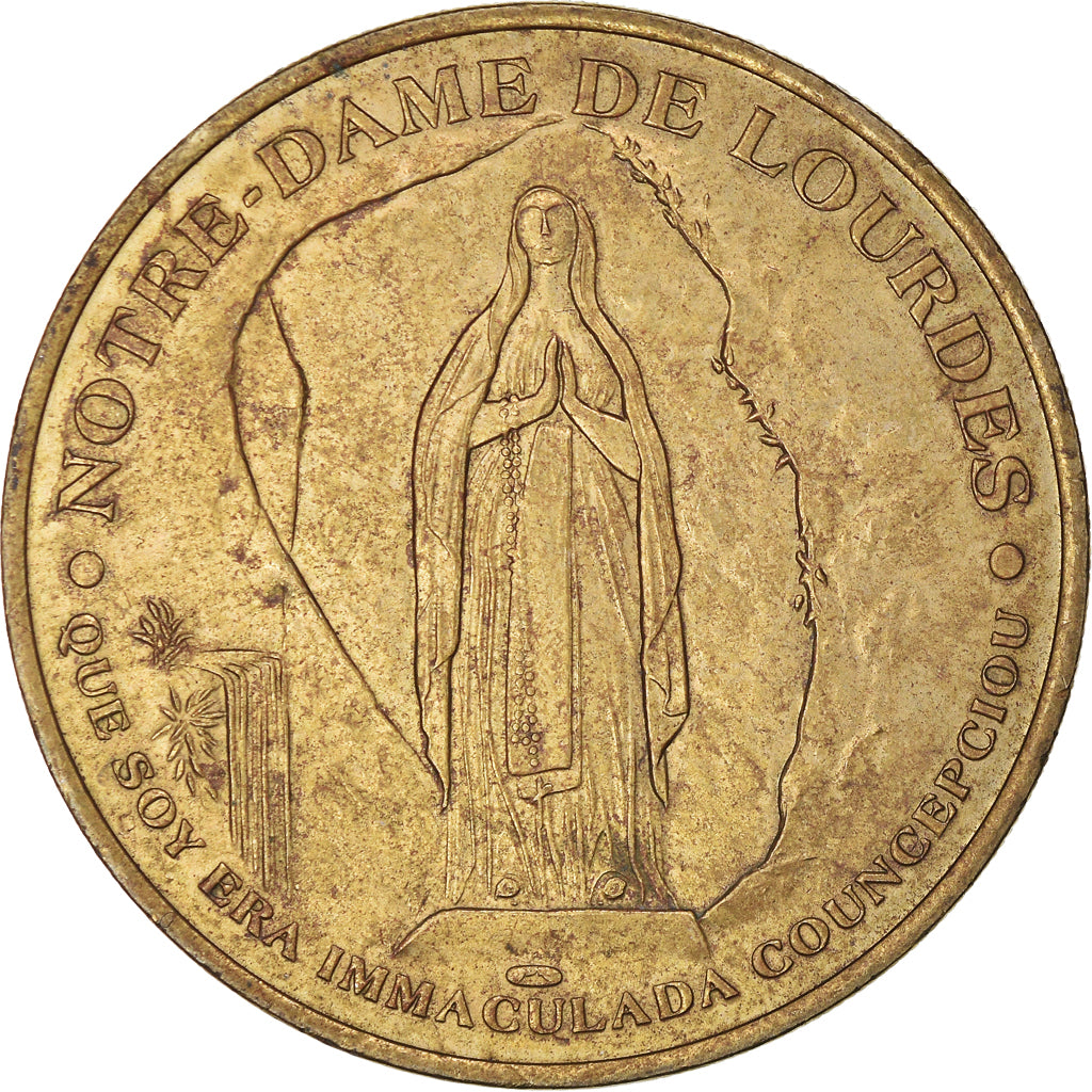 France, Token, Touristic token, Notre Dame de Lourdes, Jubilaeum, 2000, Monnaie