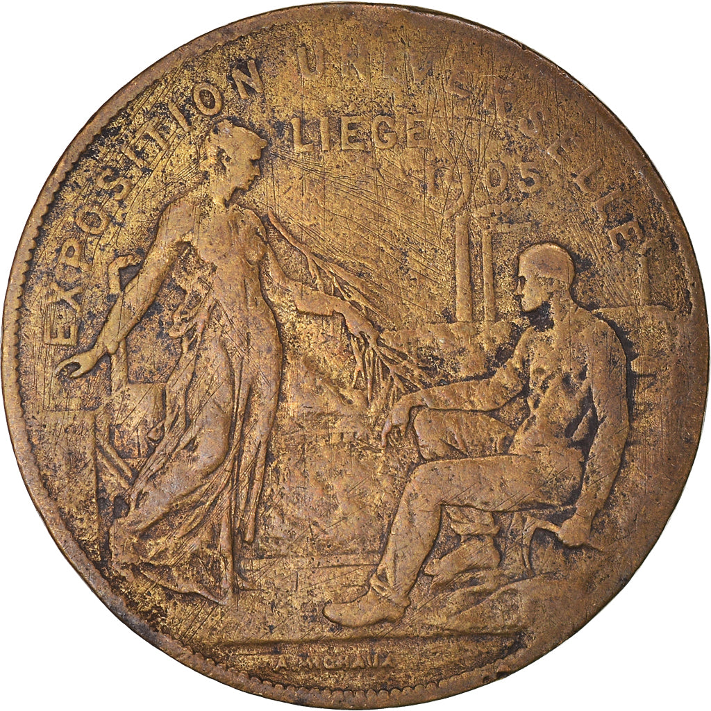 Belgium, Medal, Exposition Universelle de Liège, 1905, Michaux, VF(20-25)