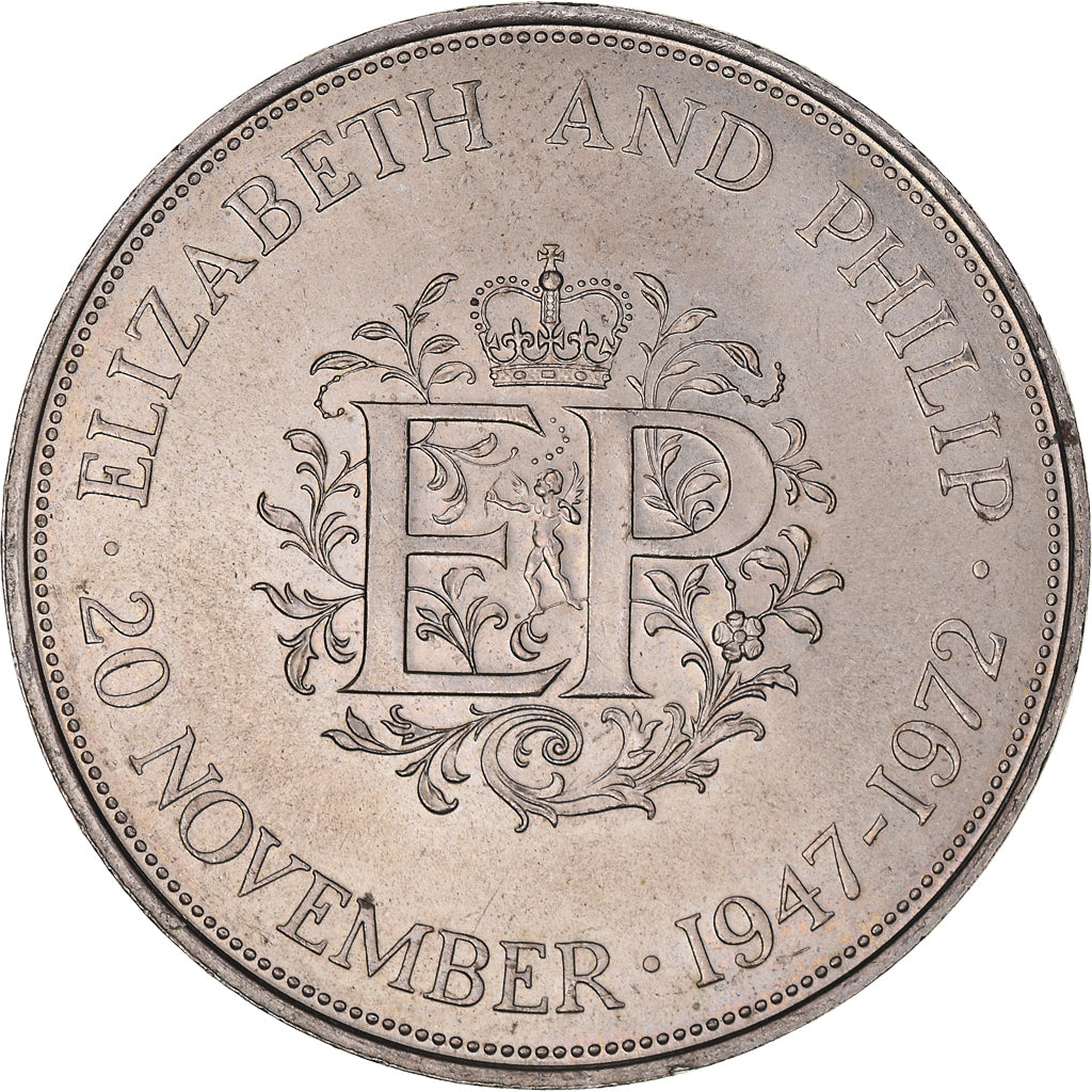 Münze, Großbritannien, Elizabeth II, 25 New Pence, 1972, SS+, Kupfer-Nickel