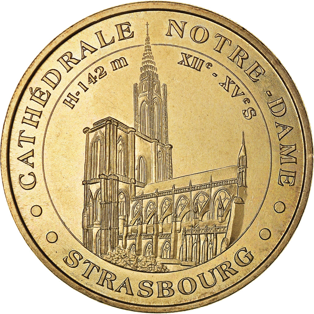 France, Token, Touristic token, Cathédrale Notre-Dame, Strasbourg, 2004, MDP