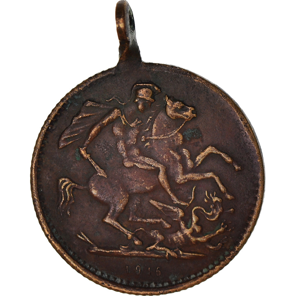 United Kingdom, Medal, Edward VII, VF(30-35), Copper