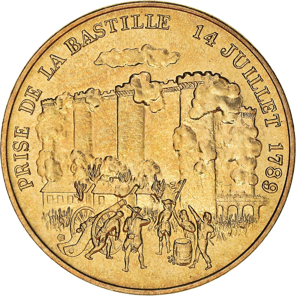 France, Médaille, Révolution Française, Prise de la Bastille, History, 1989