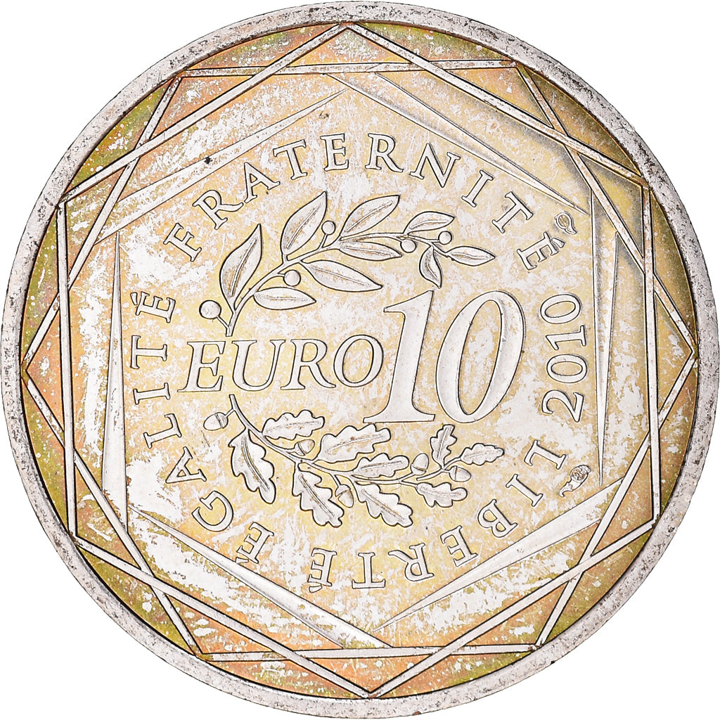 France, 10 Euro, Picardie, 2010, SUP+, Argent