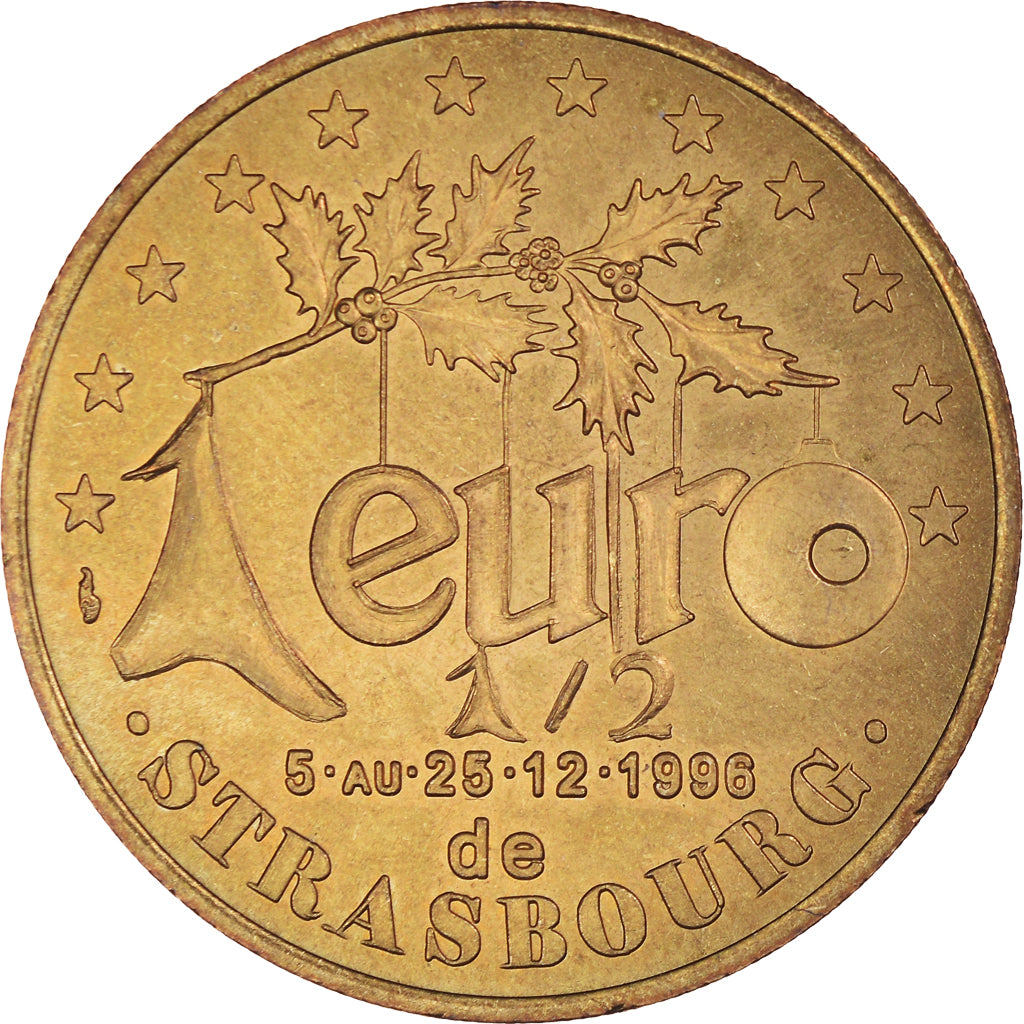 France, 1-1/2 Euro, Euro des Villes, 1996, Strasbourg - Association française