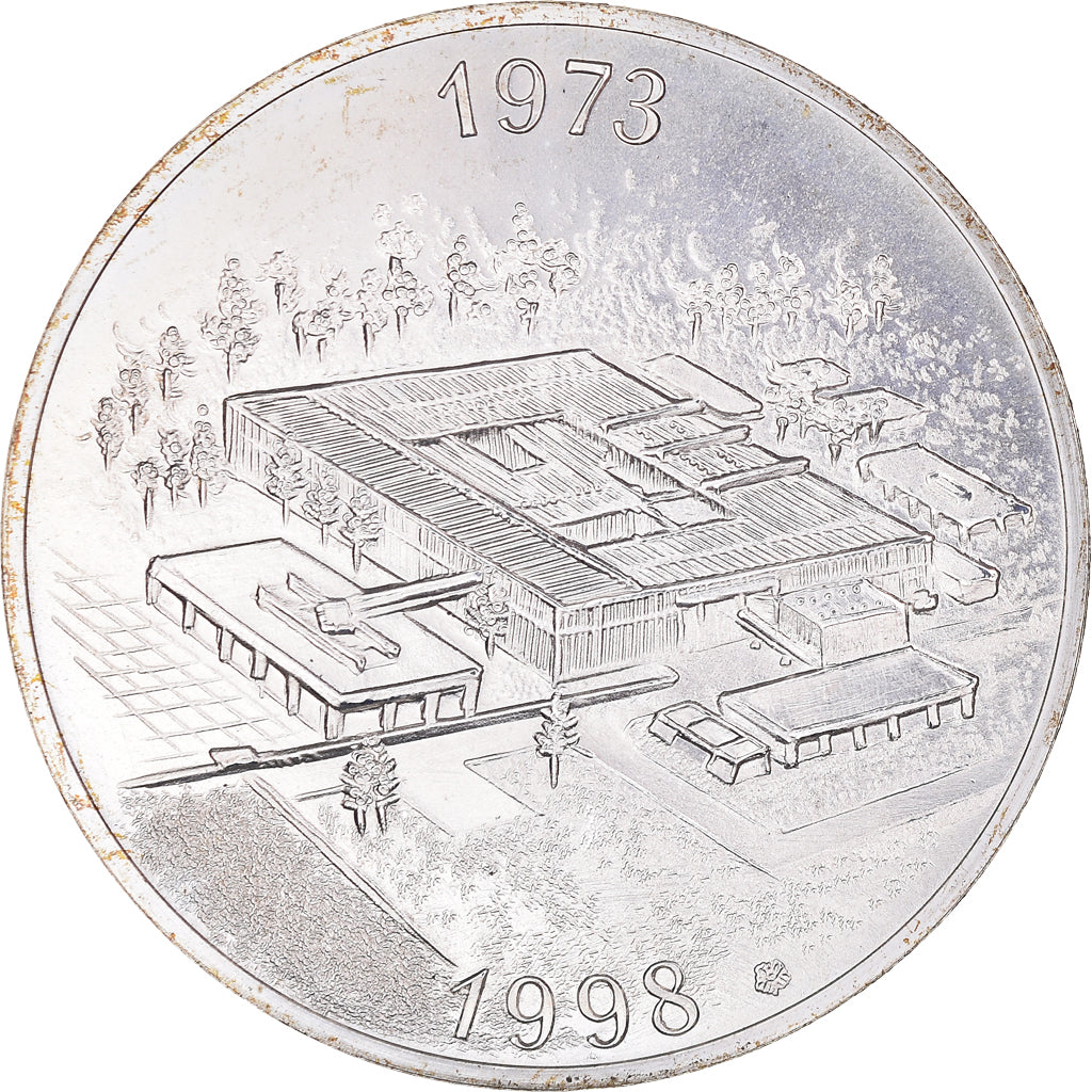 Francja, medal, 25 Ans de la FFAN, Pessac, 1998, MS(65-70), Miedź platerowana