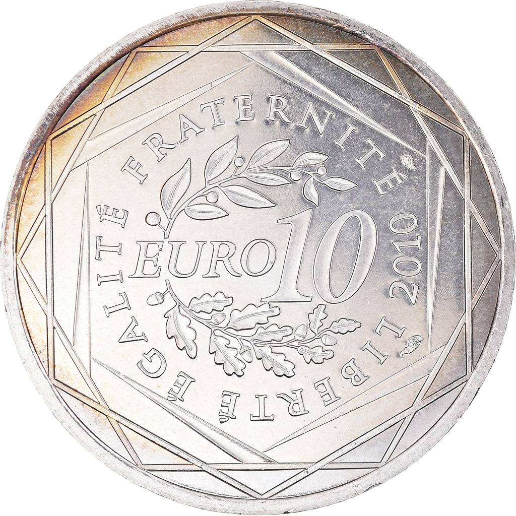 France, 10 Euro, Alsace, Euros des régions, 2010, SPL, Argent