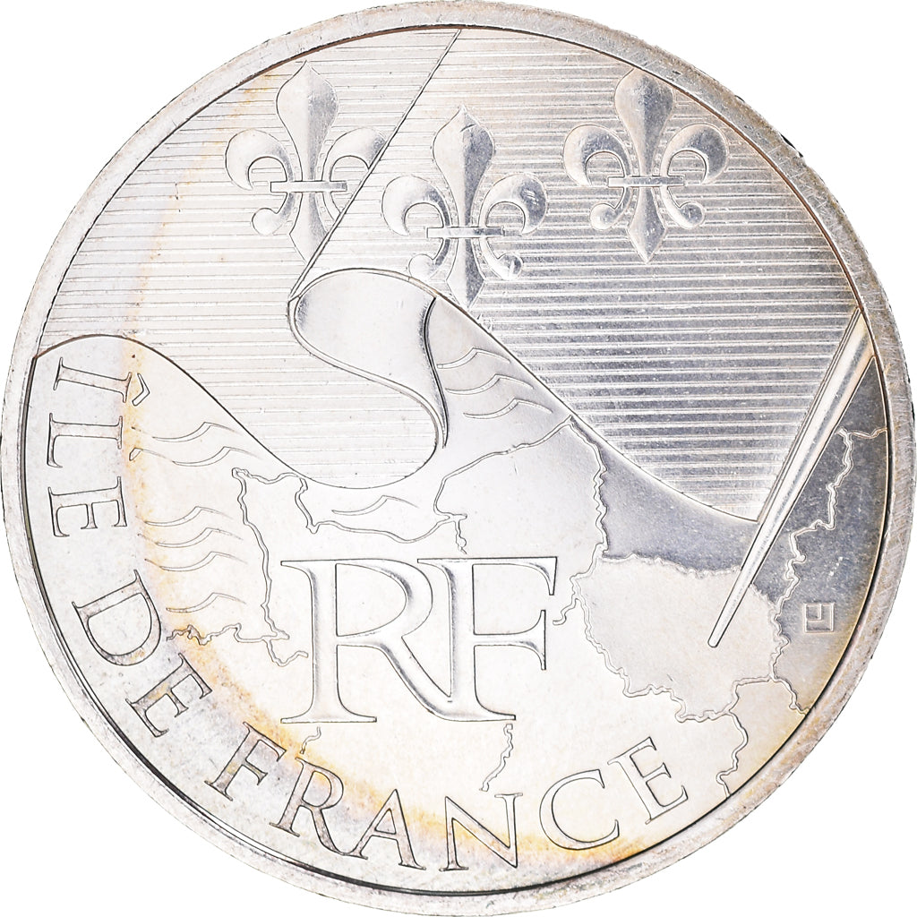 Frankreich, 10 Euro, Ile de France, Euros des régions, 2011, Paris, UNZ+