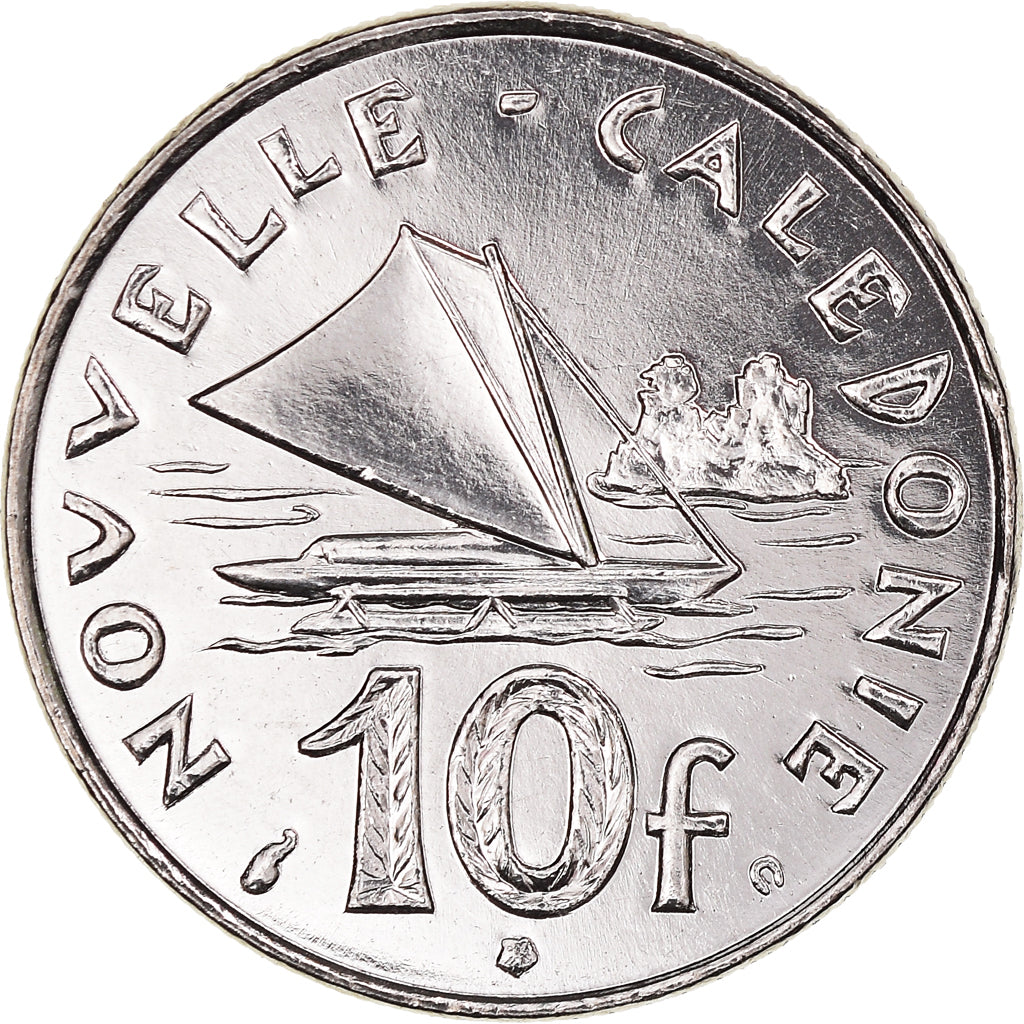 Moneta, Nuova Caledonia, 10 Francs, 2001, Paris, FDC, Nichel, KM:11