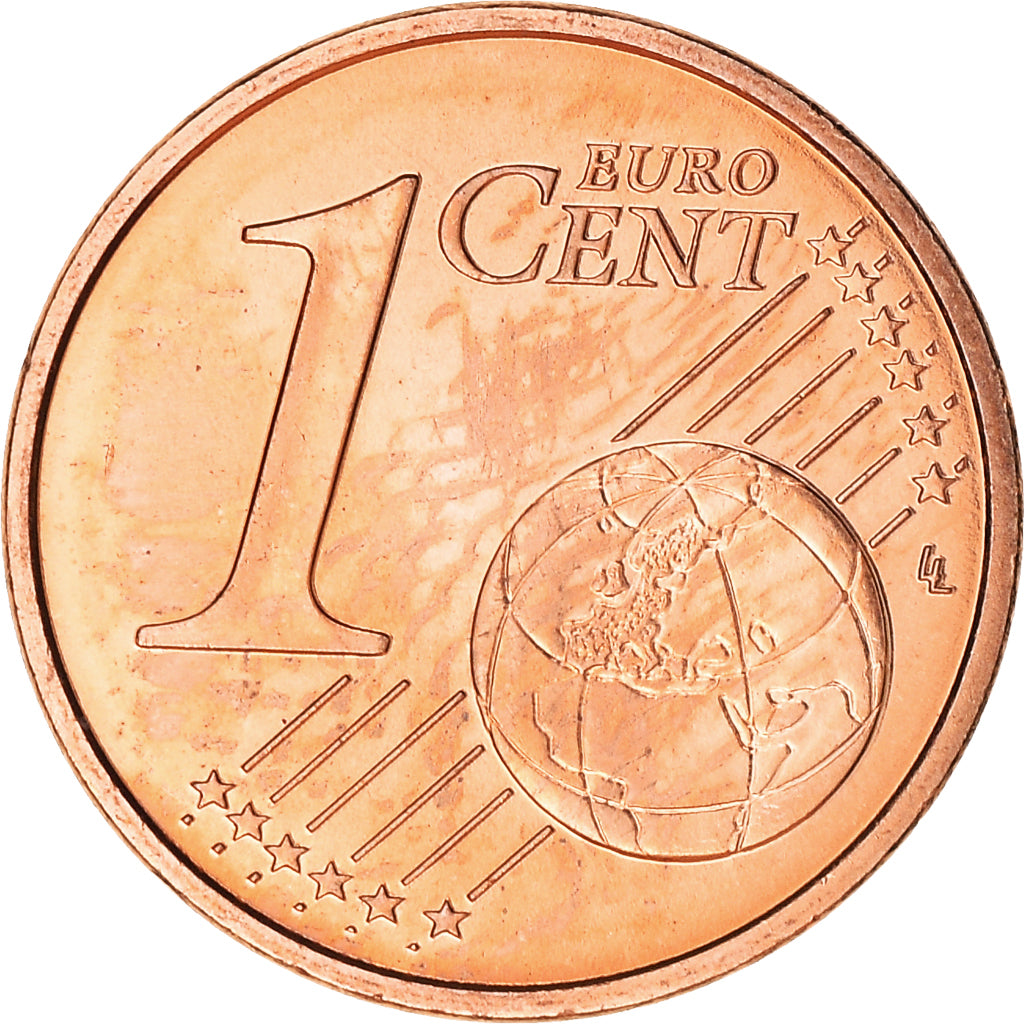 France, Euro Cent, 2001, Paris, FDC, MS(65-70), Copper Plated Steel, KM:1282