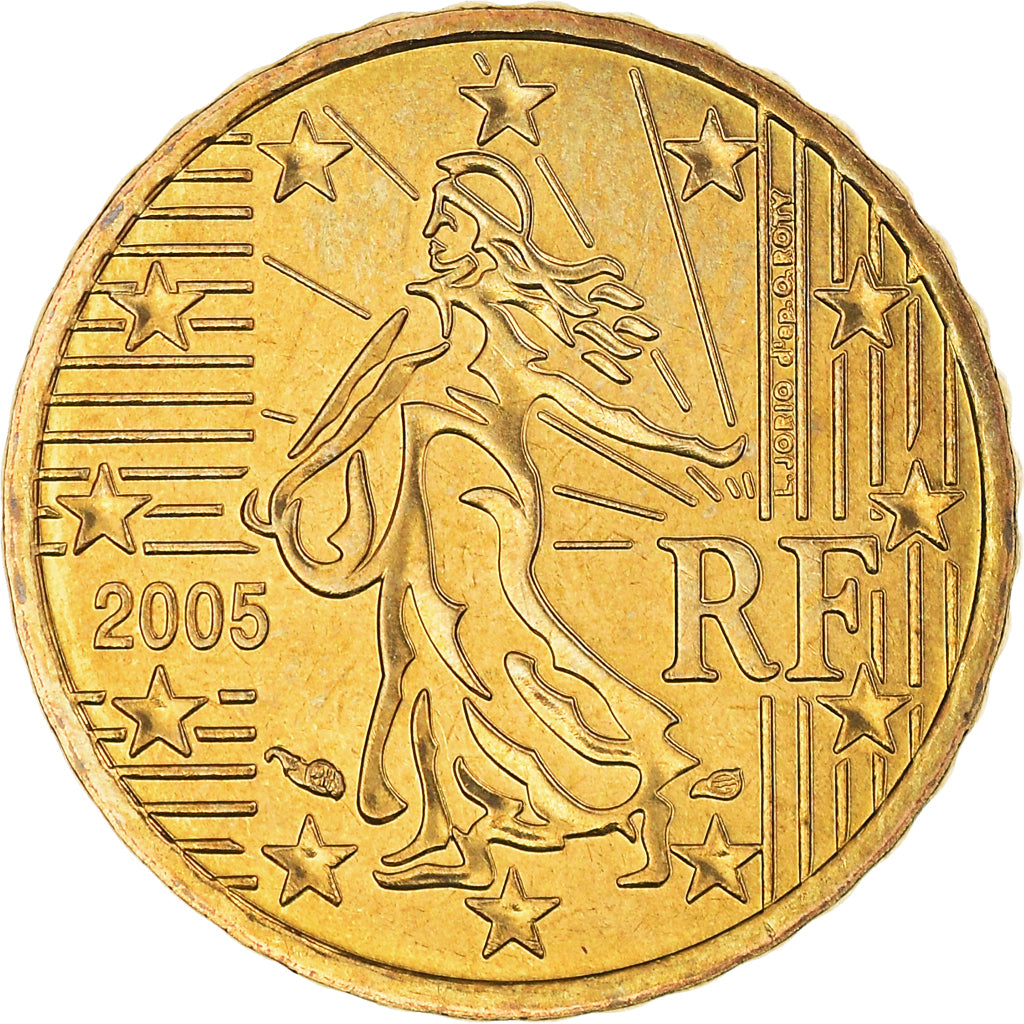 Francia, 5 Euro Cent, 2005, BU, FDC, Cobre chapado en acero, Gadoury:3, KM:1284